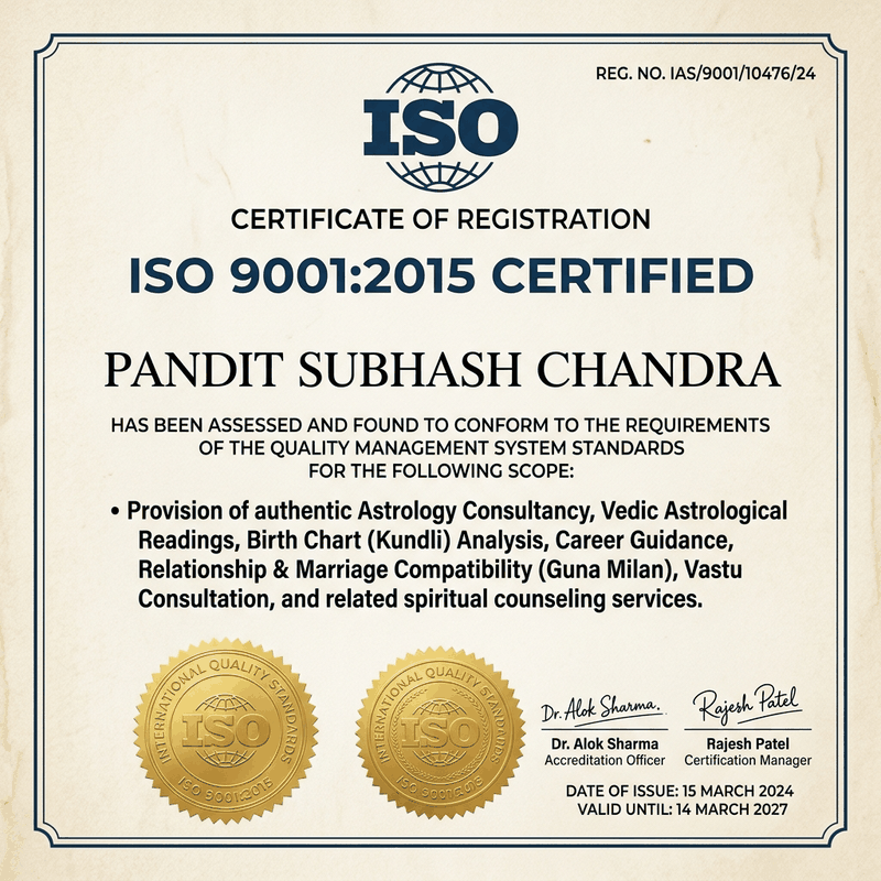 ISO 9001:2015 Certificate